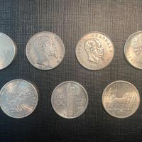 Monete in argento dei Reali Savoia