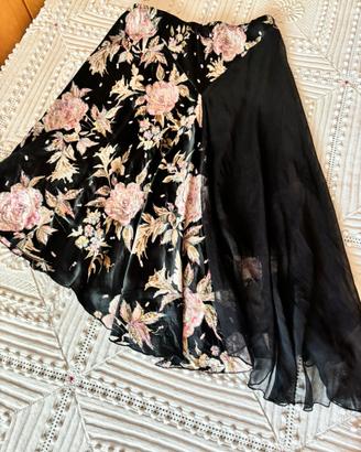 Gonna in seta ricamata Twin Set