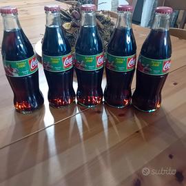 Lattine bottigliette Coca Cola Fanta