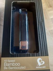 NUOVO vibratore DONNA Discreto Mini BAMBOO 10 Vel.