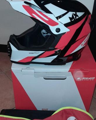Casco moto cross LS2 tg.M **NUOVO**