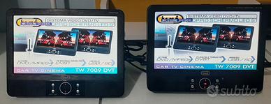 Sistema video CD/DVD/TV per auto.