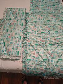 Kit copriletto piumino paracolpi lettino neonato