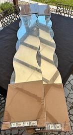 Coppia specchi a onda krabb ikea