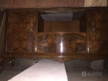Credenza art deco in radica
