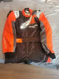tuta go kart alpinestar 150cm