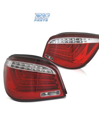 FANALI BMW E60 03-07 LED ROSSO CROMATO