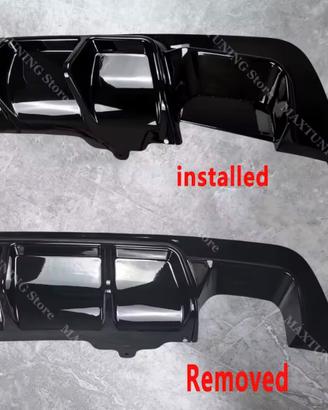 Diffusore per paraurti posteriore sitle mp per bmw