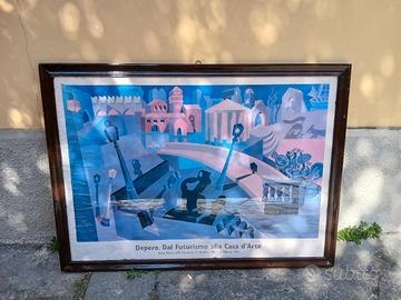 locandina poster mostra Depero futurismo