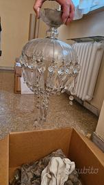 Lampadario  Cristallo anni '50
