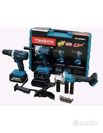 Trapano  + Avvitatore a Impulsi + Smerigliatrice