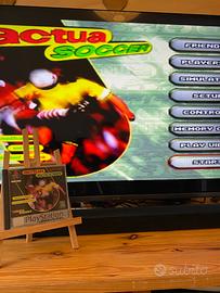 🇮🇹Actua Soccer PS1 PAL - TESTATO - Completo CIB