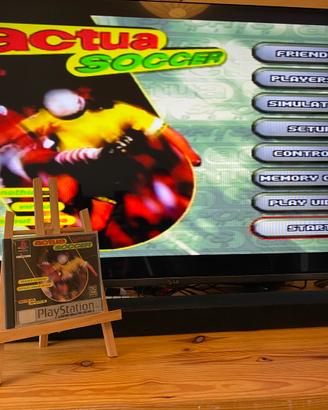 🇮🇹Actua Soccer PS1 PAL - TESTATO - Completo CIB