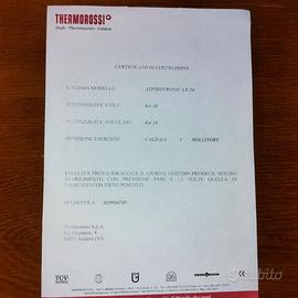 Caldaia a legna Thermorossi Aspirotronic LE 24