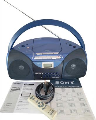 Sony CFD-S200L Boombox  Stereo/CD,Radio,cassette