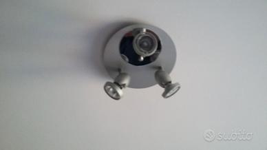 Lampada da soffitto cromata 