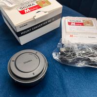 Sigma MC 11 anello ottiche SA su macchine Sony
