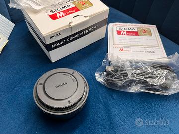 Sigma MC 11 anello ottiche SA su macchine Sony