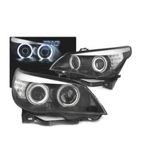 FARI BMW E60 E61 03-07 ANGEL EYES CCFL FRECCIA LED