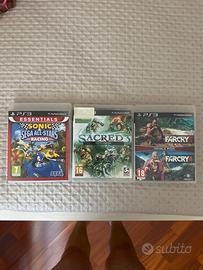 Sonic Racing + Sacred 3 + Far Cry Double Pack ps3