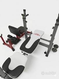 palestra bench 860 + postazione sissy squat