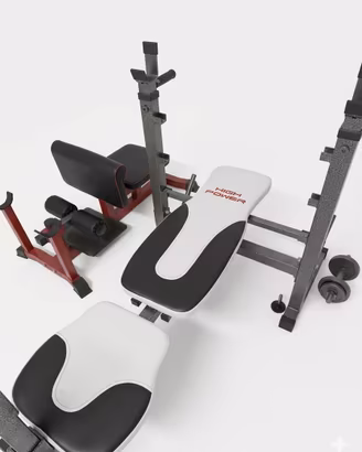 palestra bench 860 + postazione sissy squat