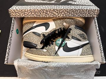 NIKE AIR Jordan 1 Retro High OG cemento bianco