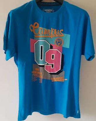 Maglietta T-shirt Veracruz Blu Tg L Uomo
