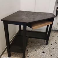 Scrivania angolare in legno