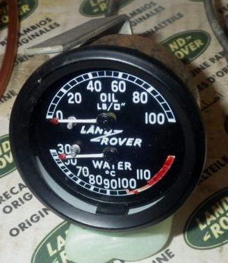 Strumento pres olio temp H20 Land Rover Series 1 2