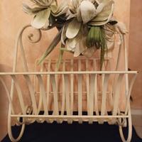 Porta riviste in ferro battuto 