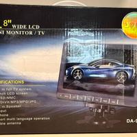 Mini monitor TV LCD 9.8”