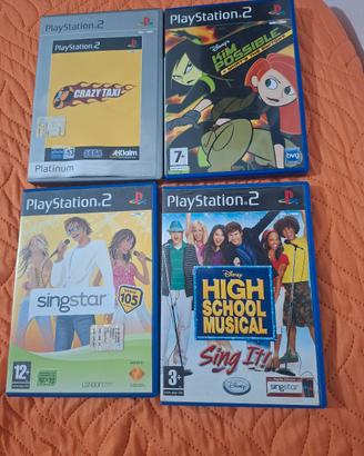 Lotto 4 Giochi PS2