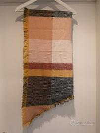 Scialle di lana double face