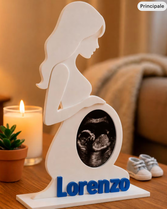 Cornice ecografia personalizzata con nome