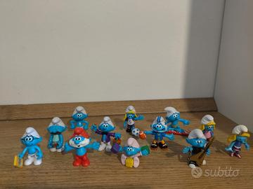 Smurf serie completa 12 Puffi jakks pacific 2010