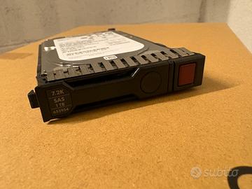 HPE 1TB 7.2K Enterprise HDD con Caddy Originale