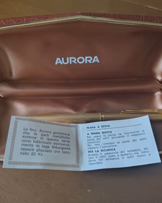 Penna a sfera Aurora con scatola originale