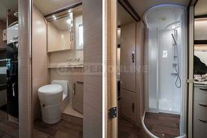 Camper Mclouis glamys 23 GOLD con gancio traino