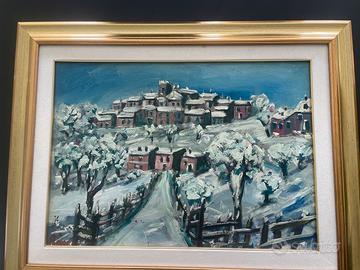 Quadro olio su tela