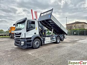 IVECO STRALIS 260S31 ribaltabile,gru,Radiocomando 