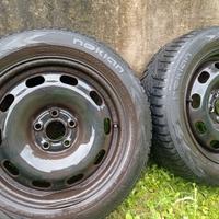 4 cerchi in ferro del 15 per gomme da neve