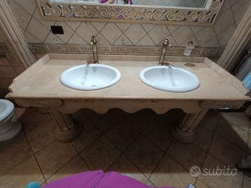 Pianale in Marmo per bagno