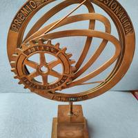 Trofeo bronzo Rotary 2005 firmato