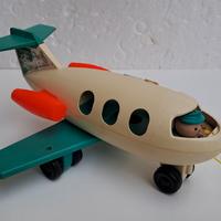 Fisher Price Aereo Jet Giocattolo Little People Vi