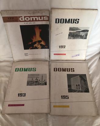 4 riviste Domus n177/192/193/195 anni 1942/43/44