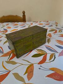 Scatola in Latta polveri antigottose