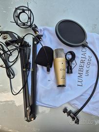Microfono Behringer + Staffa da tavolo 