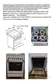 Cucina a gas con forno elettrico "La Germania"