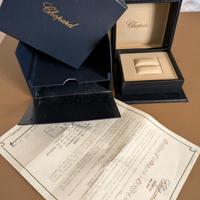 Box Chopard In Pelle Blu per Anello Completo